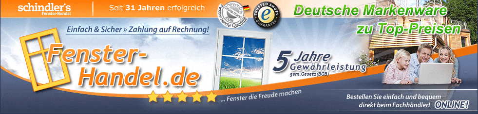 Fenster, Kunststofffenster g&uuml;nstig kaufen und Fensterpreise online berechnen.