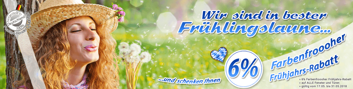 Rabatt für Kunststofffenster