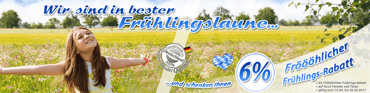 Rabatt für Kunststofffenster