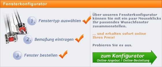 Ihr Kunststofffenster in nur wenigen Klicks. Über unseren Fenster-Konfigurator stellen Sie sich Ihr Fenster zusammen.
