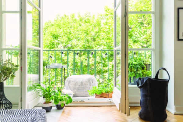 Balkontürmaterial die zur Auswahl stehen.