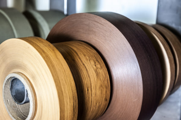 Rollen Folie mit verschiedenen Brauntönen