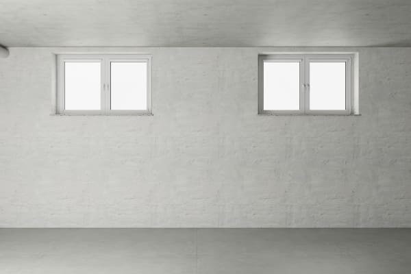 Kellerfenster 80x60 cm ist Umwelteinflüssen wie Wasser und Schnee ausgesetzt.