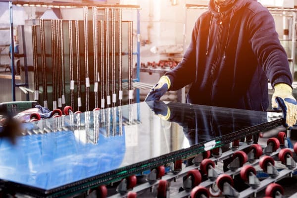 Herstellung einer Dreifachverglasung für bessere Wärmedämmung