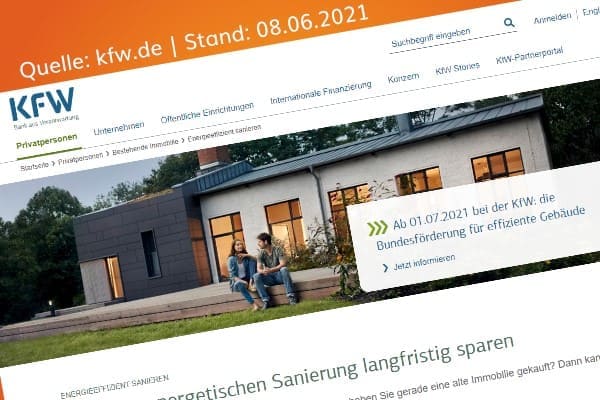 Fenstersanierung im Wohnzimmer kann durch KFW gefördert werden