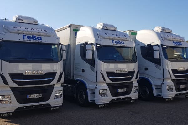 FeBa liefert schnell dank eigenen Fuhrparks aus