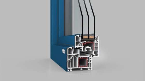 Kombinierte Garagenfenster aus Alu-Kunststoff