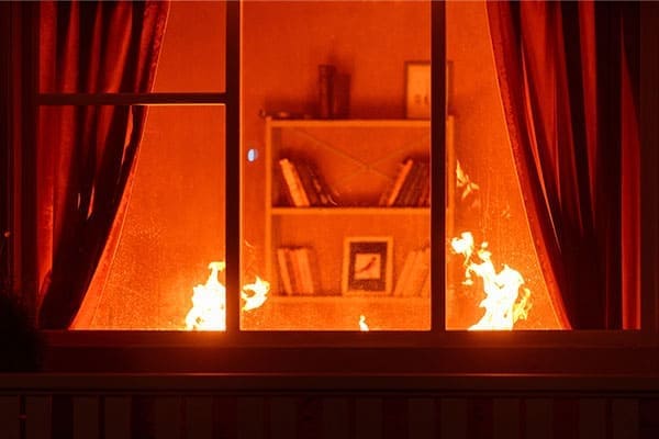 Feuer im Wohnzimmer Feuer im Wohnzimmer
