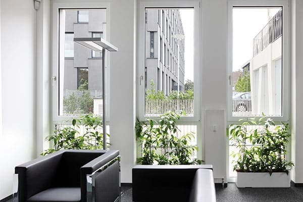 Drehfenster aus Kunststoff