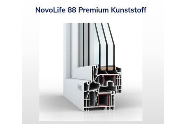 Fenster kaufen mit allen Raffinessen: Profilsystem Novo-Life 88.