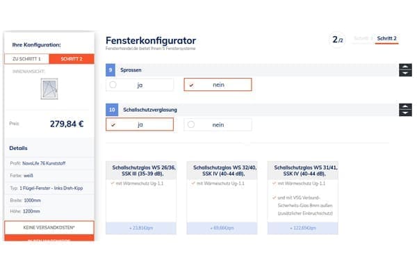 FensterHandel.de Schallschutz Preise.