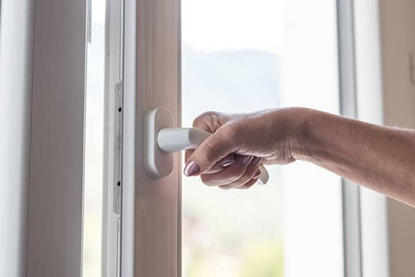 Fenster das geöffnet wird