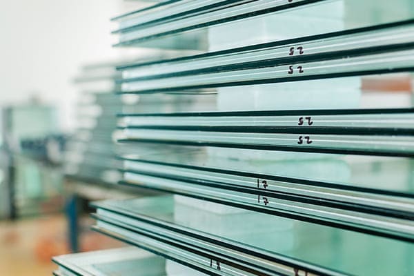 Glasscheiben mit dreifach Verglasung für das Thermofenster