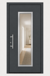 Alu Haustüre Swana I in Farbe mit EAS 600 Griff 