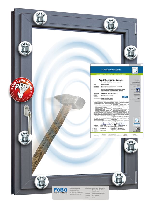 Einbruchschutz Fenster: RC2 Highprotect II