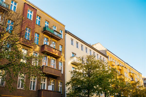 Fenster im Altbau von Berlin 